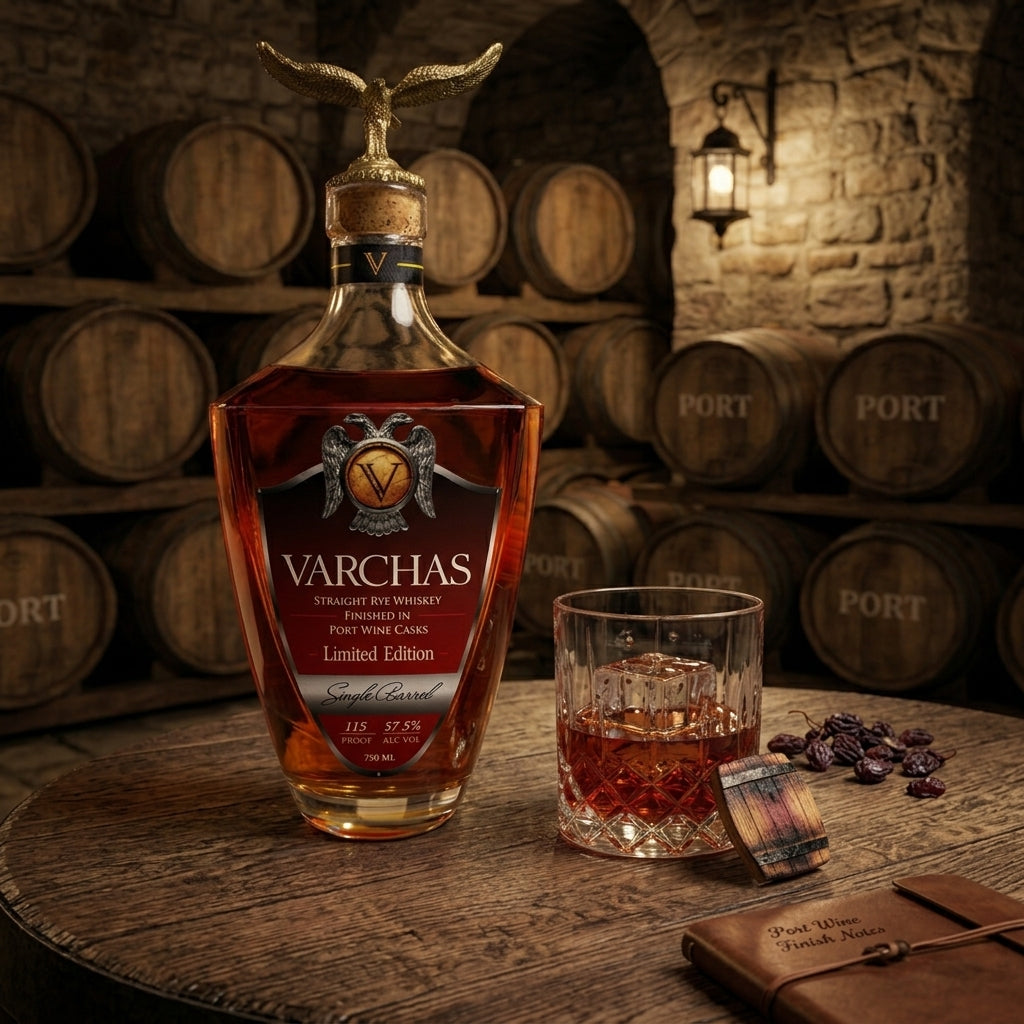 Varchas Straight Rye Whiskey finished in Port Wine Cask