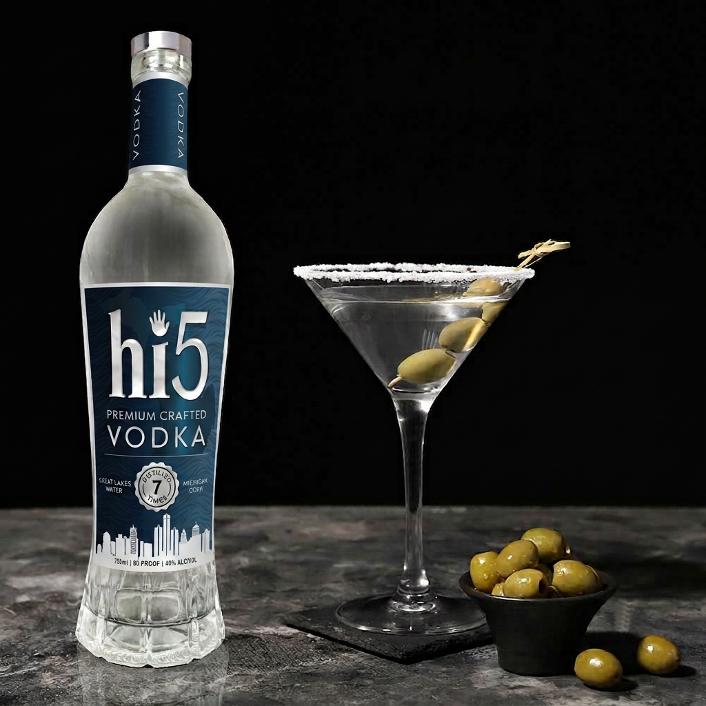 hi5 Vodka - 3 bottle pack